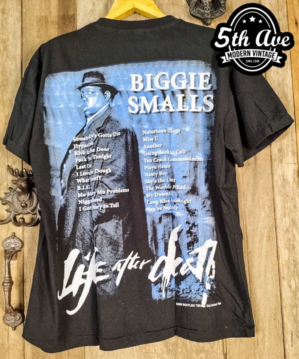 The Notorious B.I.G., Biggie Smalls, Biggie Life After Death - New Vintage Band T shirt - Vintage Band Shirts