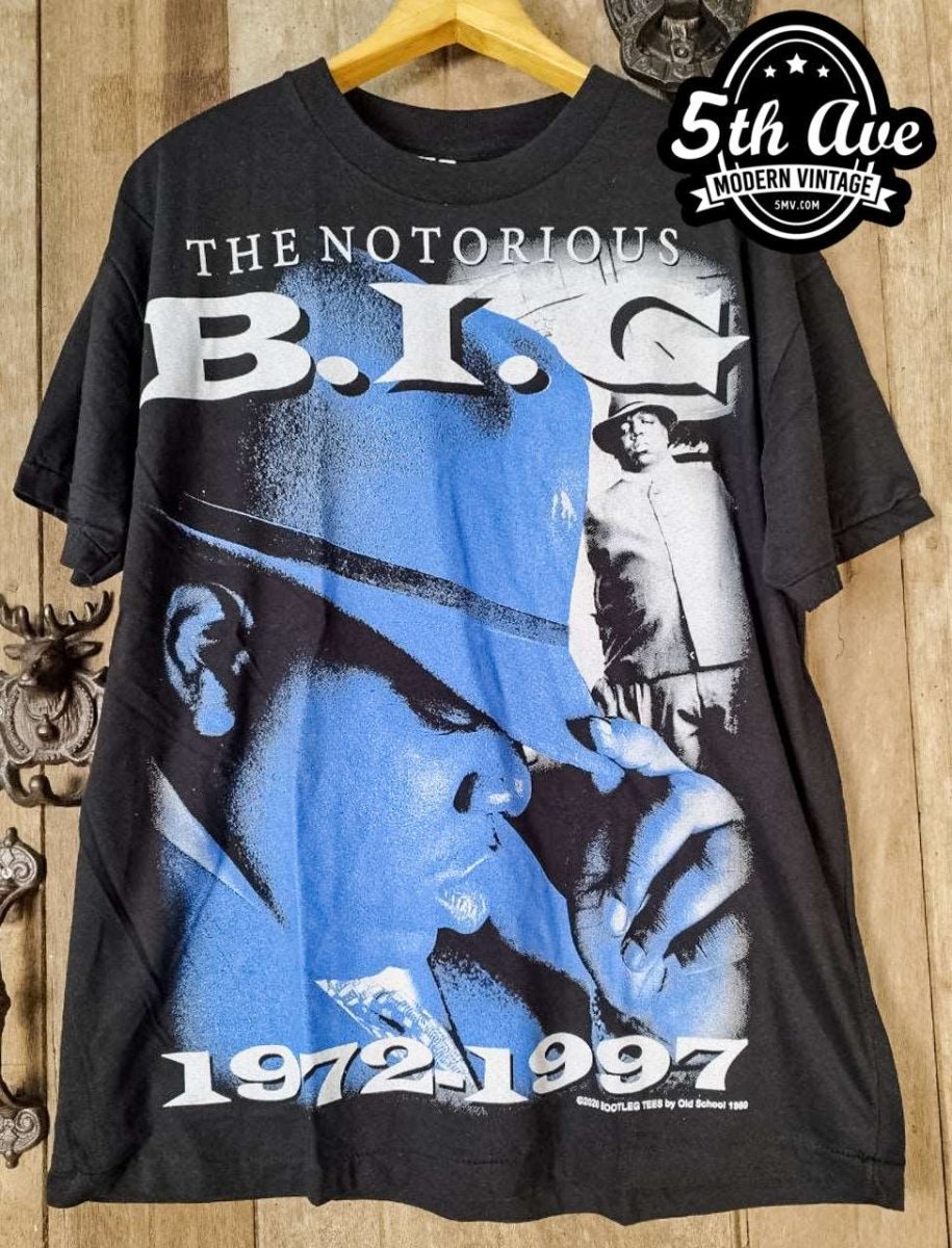 The Notorious B.I.G., Biggie Smalls, Biggie Life After Death - New Vintage Band T shirt - Vintage Band Shirts