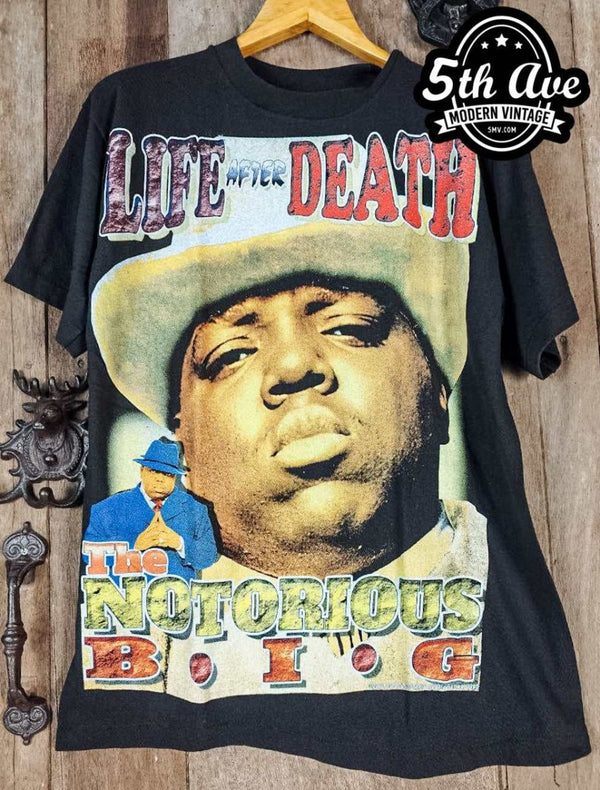 VTG Notorious hot B.I.G. Biggie Rap Shirt Mens 2XL