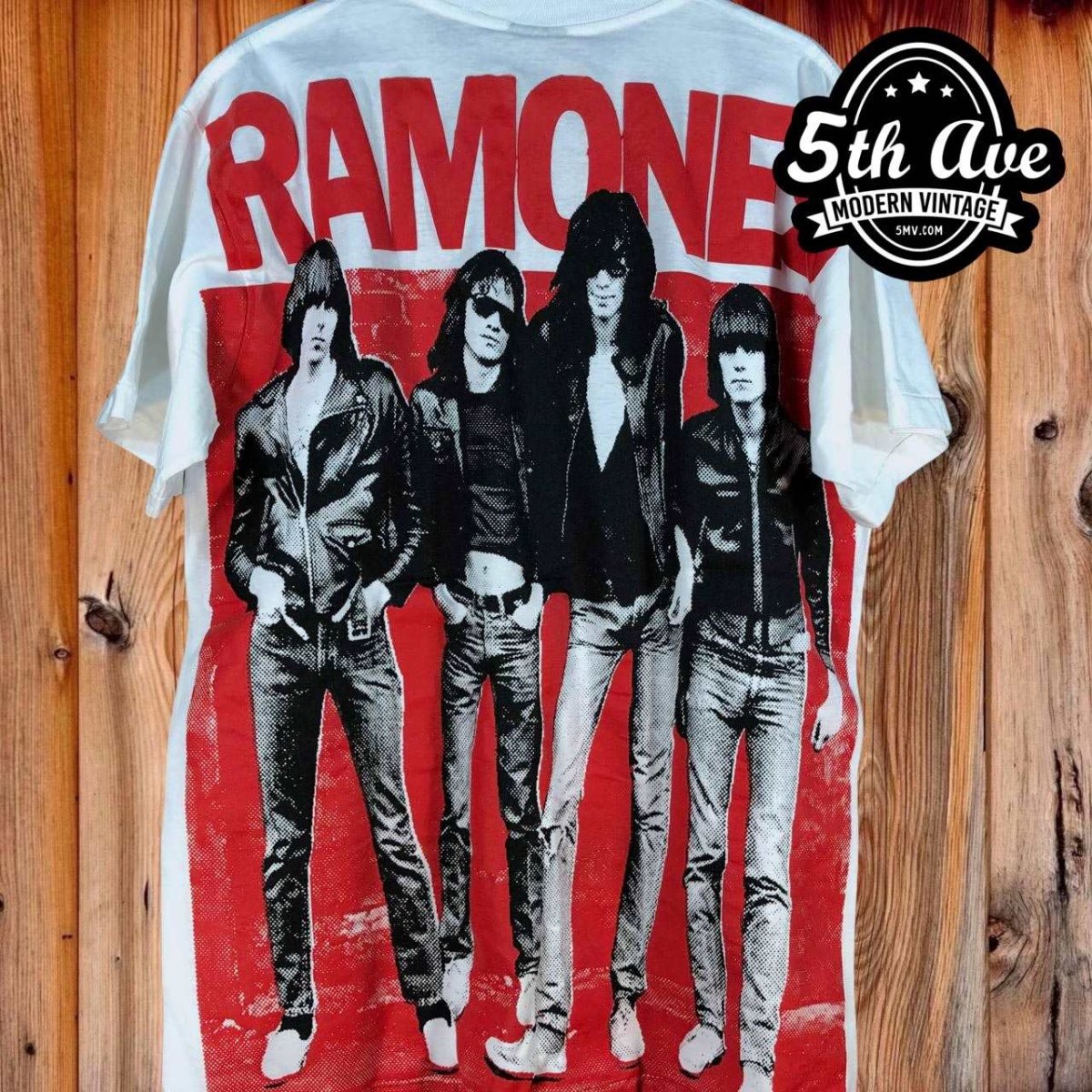 The Ramones - AOP all over print New Vintage Band T shirt - Vintage Band Shirts