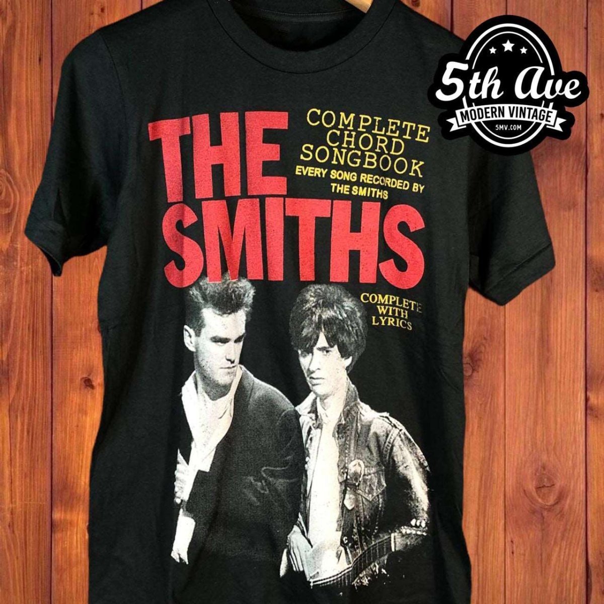 The Smiths Complete Chord Songbook - New Vintage Band T shirt - Vintage Band Shirts