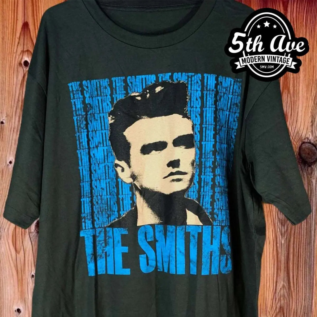 The Smiths Vintage Wallpaper T-Shirt: A Tribute to Morrissey and the Legendary Band - Vintage Band Shirts