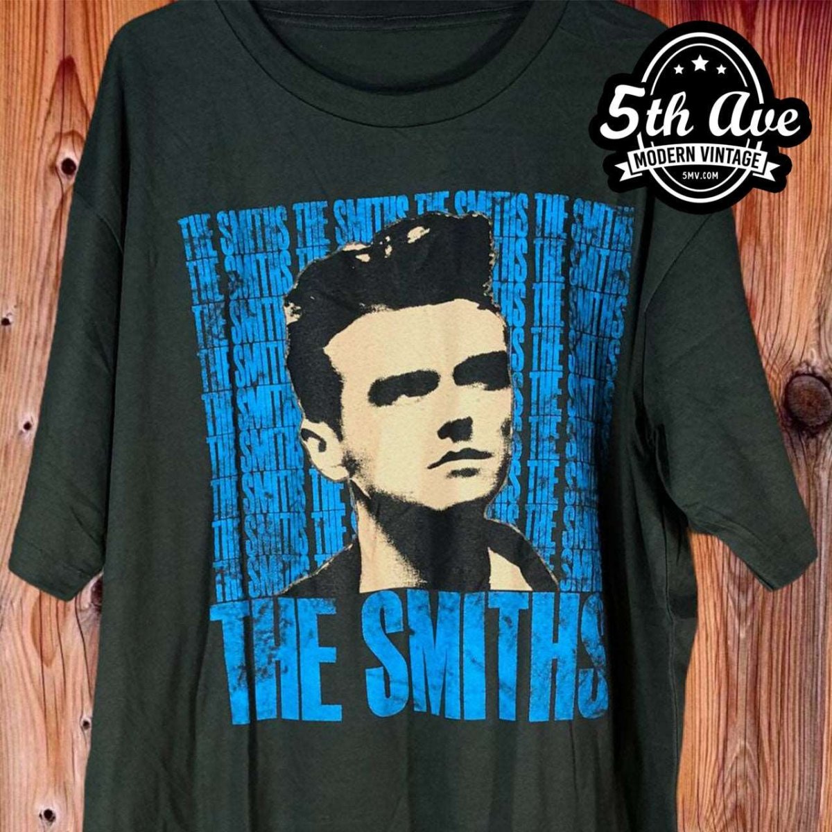 The Smiths Vintage Wallpaper T-Shirt: A Tribute to Morrissey and the Legendary Band - Vintage Band Shirts