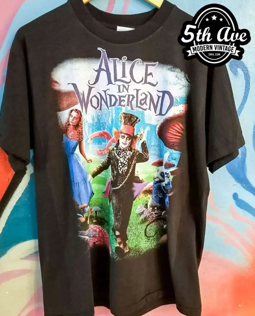 Through the Looking Glass: Mad Hatter and Alice Kingsleigh - Vintage Band Shirts