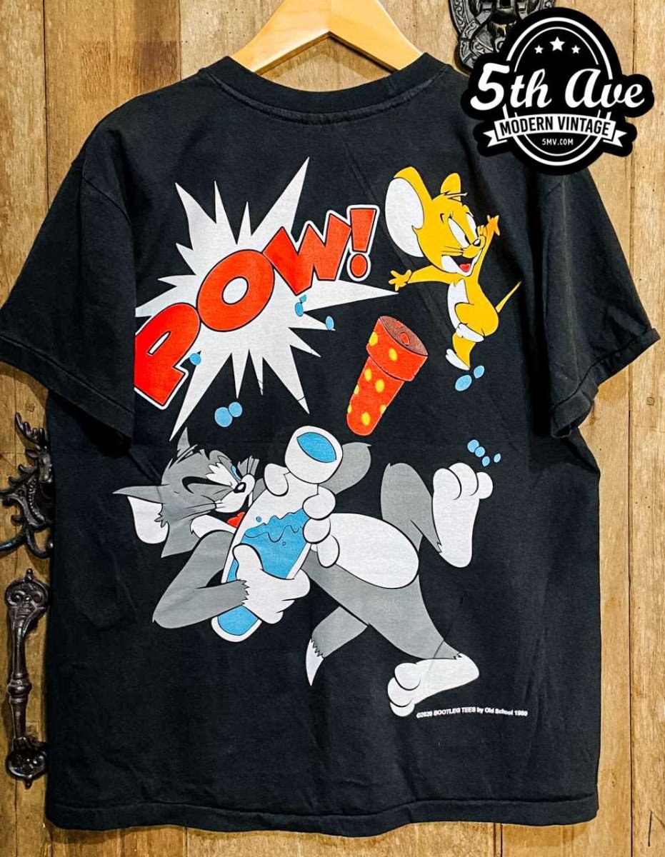 Tom and Jerry - New Vintage Animation T shirt - Vintage Band Shirts