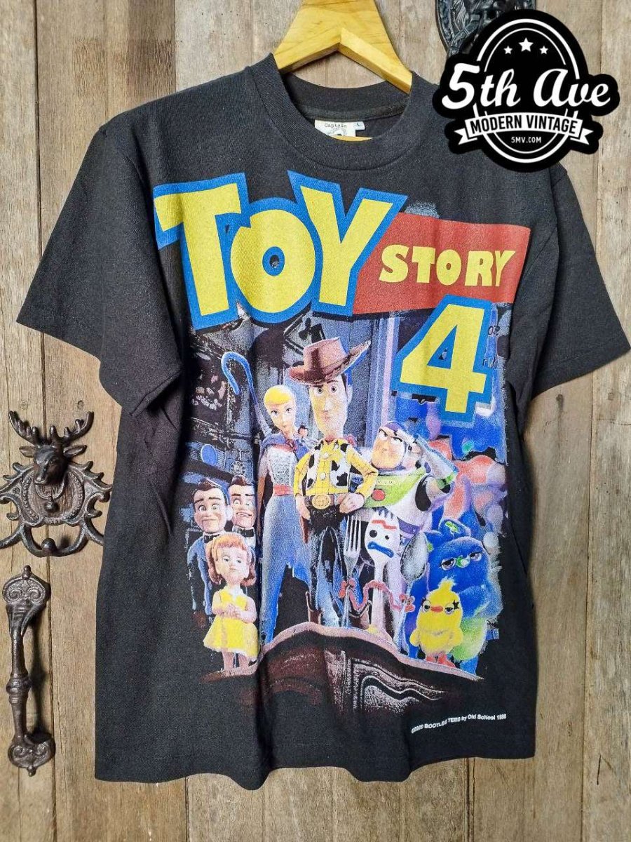 Toy Story 4 - AOP all over print New Vintage Animation T shirt - Vintage Band Shirts