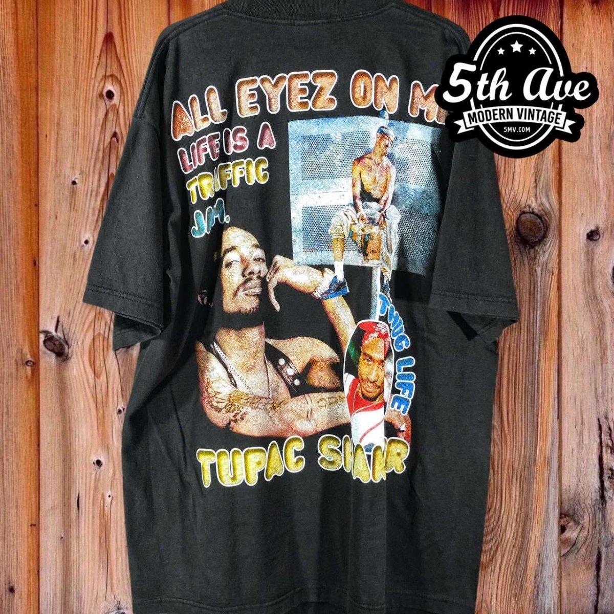 Tupac Shakur All Eyez on Me - New Vintage Band T shirt - Vintage Band Shirts