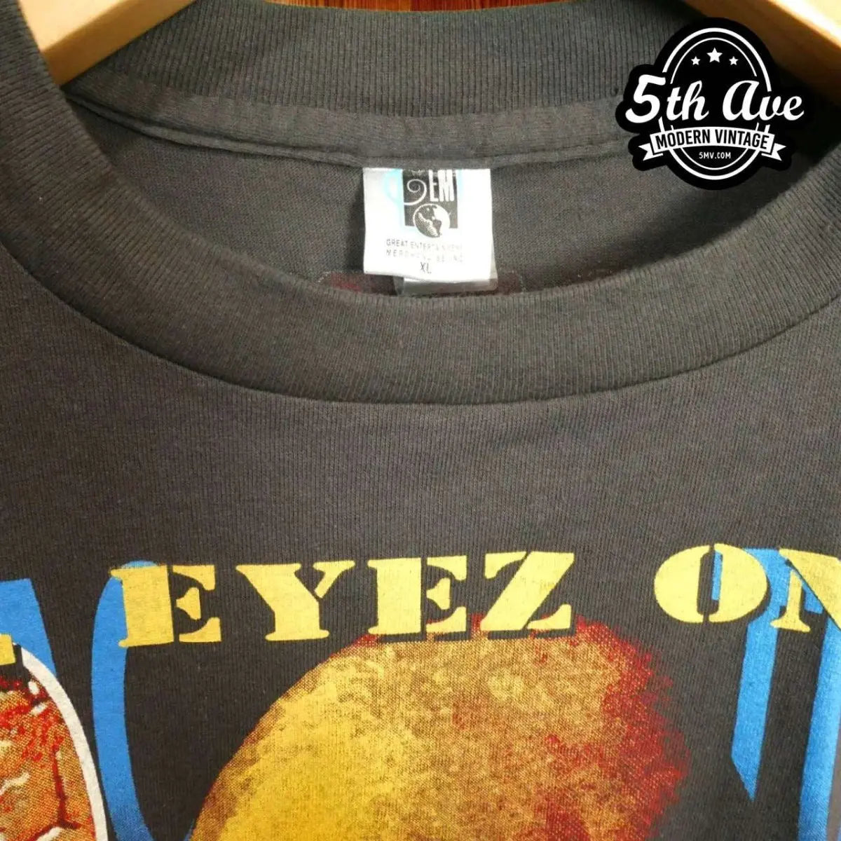 Tupac Shakur All Eyez on Me - New Vintage Band T shirt - Vintage Band Shirts