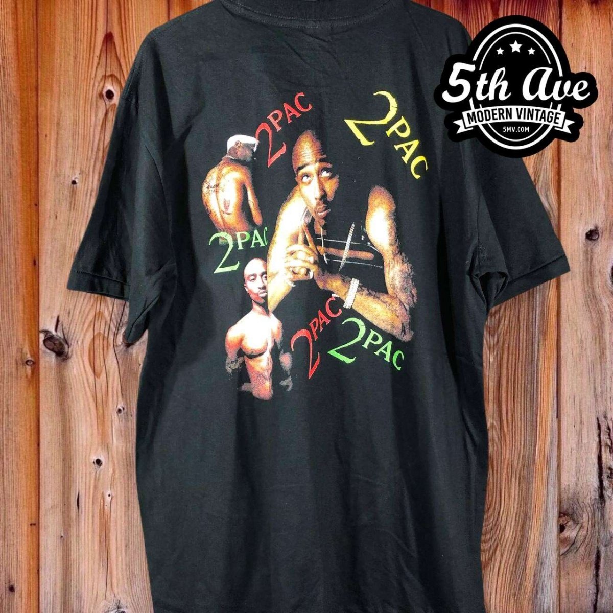 Tupac Shakur In Memory - New Vintage Band T shirt - Vintage Band Shirts