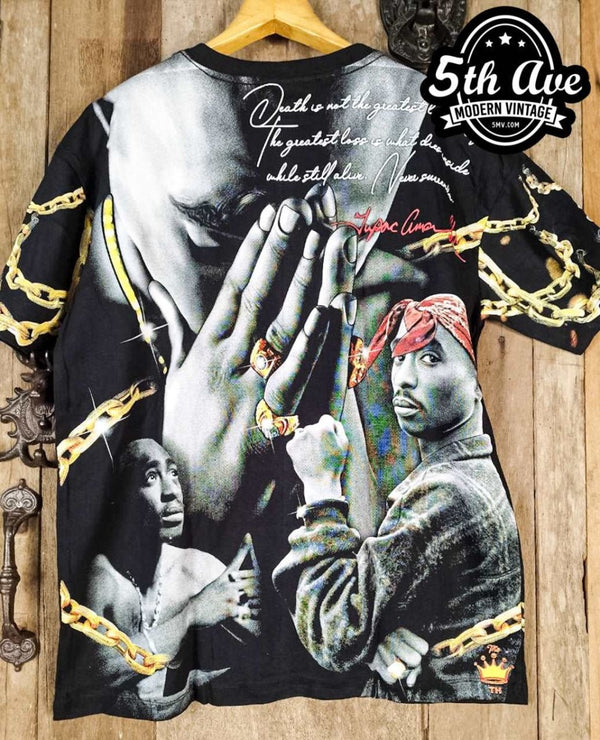 Tupac Shakur - New Vintage Band T shirt - Vintage Band Shirts Tupac Shakur - New Vintage Band T shirt - Vintage Band Shirts