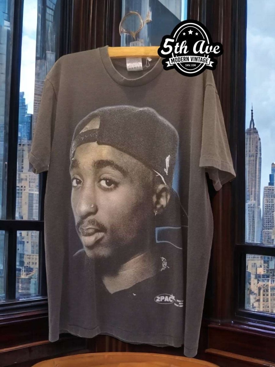 Tupac Shakur single stitch t shirt - Vintage Band Shirts