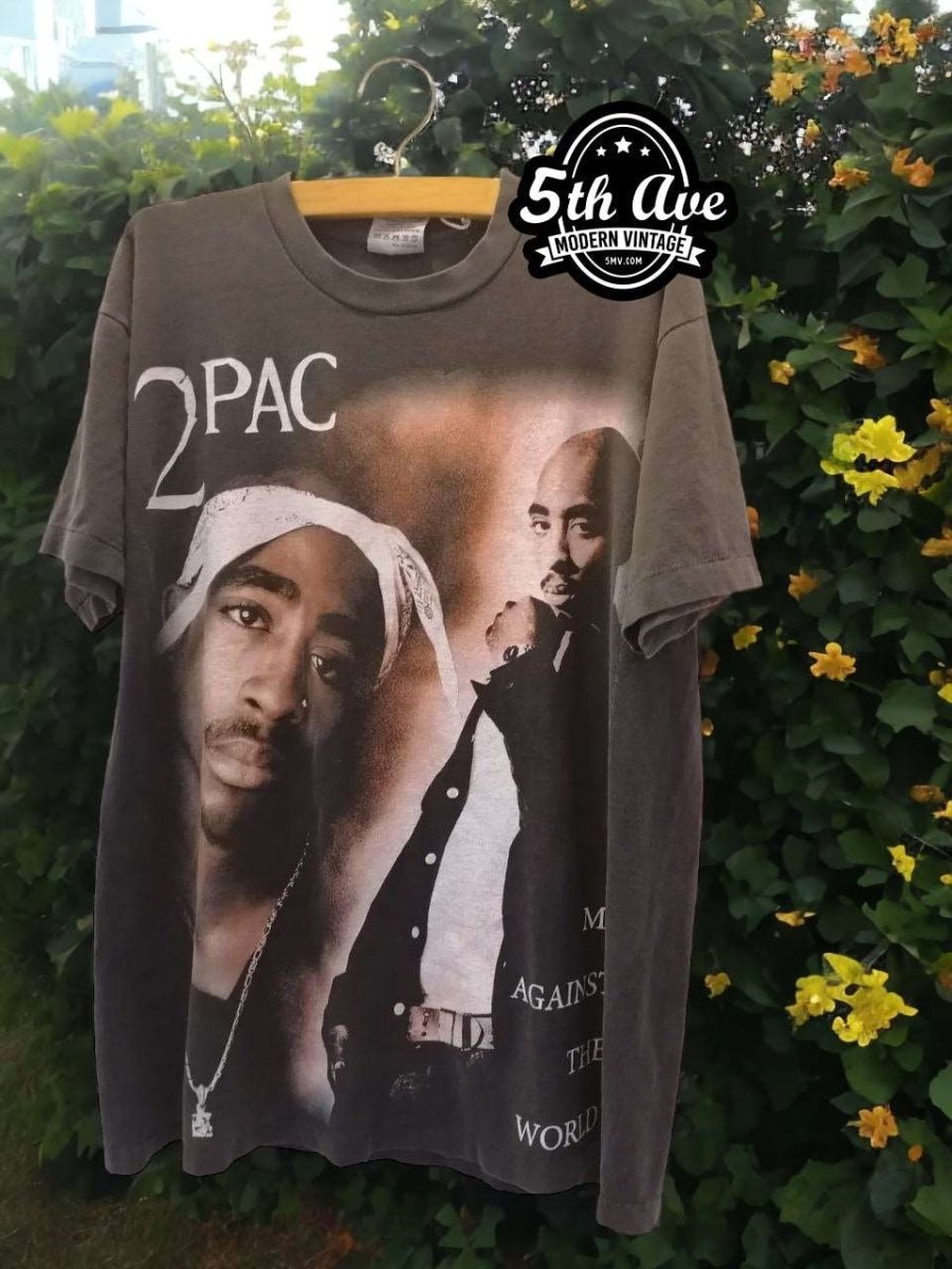 Tupac Shakur Single Stitch t shirt - Vintage Band Shirts