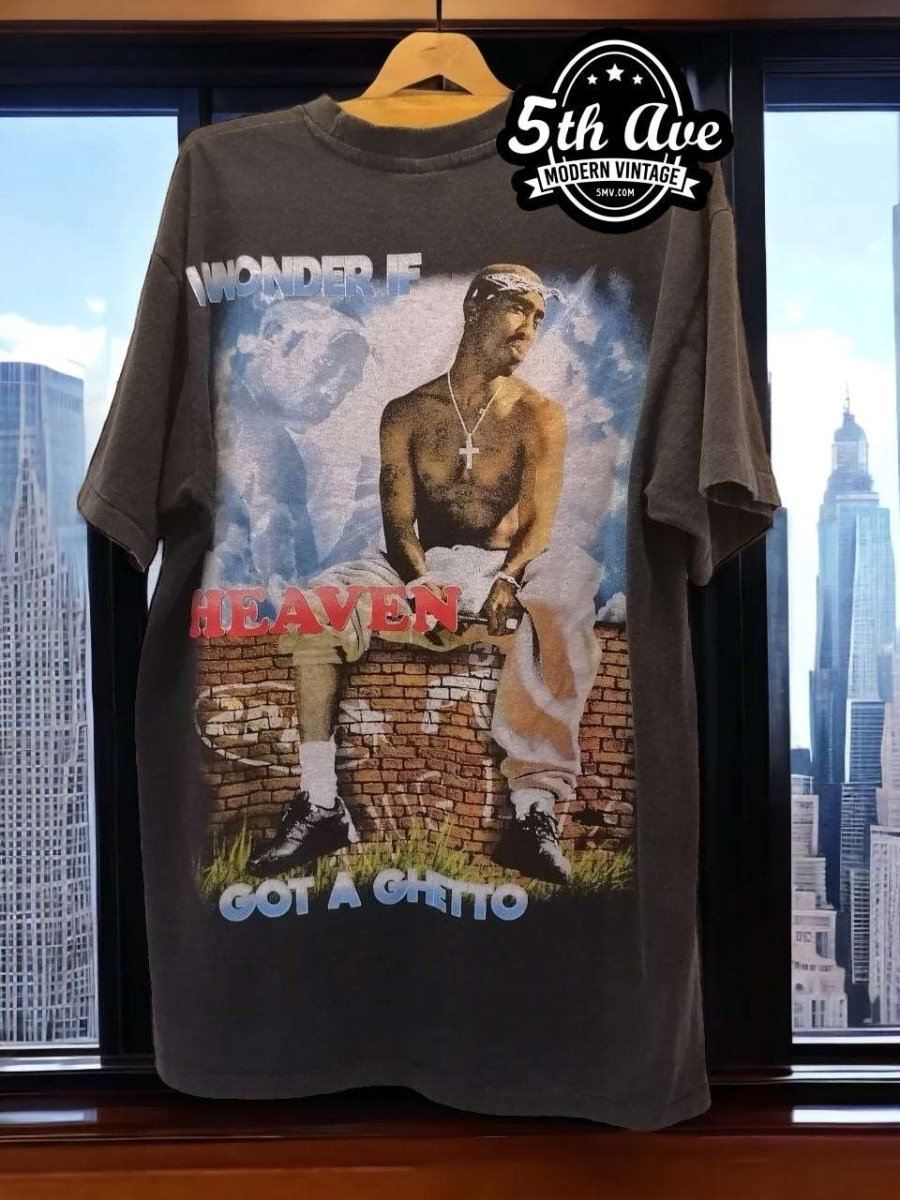 Tupac Shakur single stitch t shirt - Vintage Band Shirts