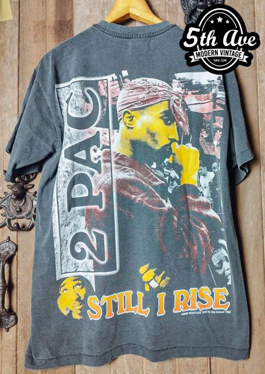 Tupac Shakur Still I Rise - New Vintage Band T shirt - Vintage Band Shirts