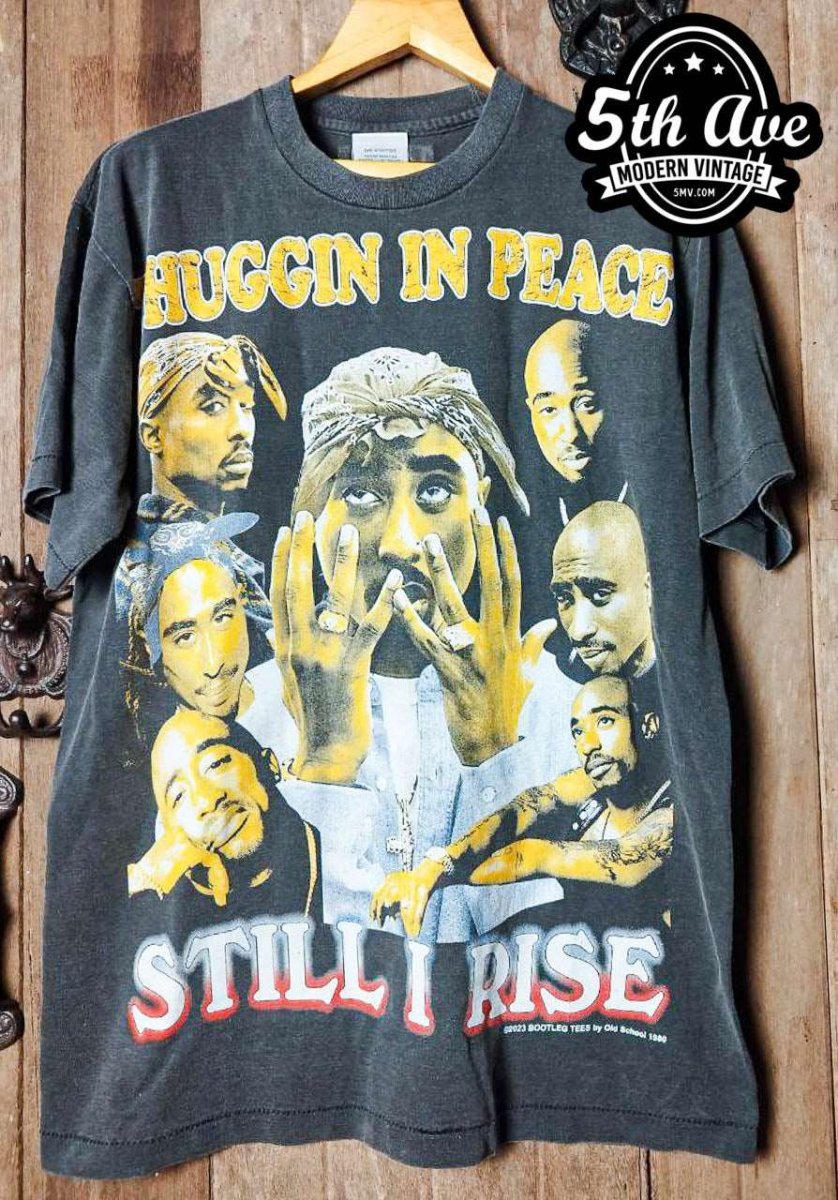 Tupac Shakur Still I Rise - New Vintage Band T shirt - Vintage Band Shirts