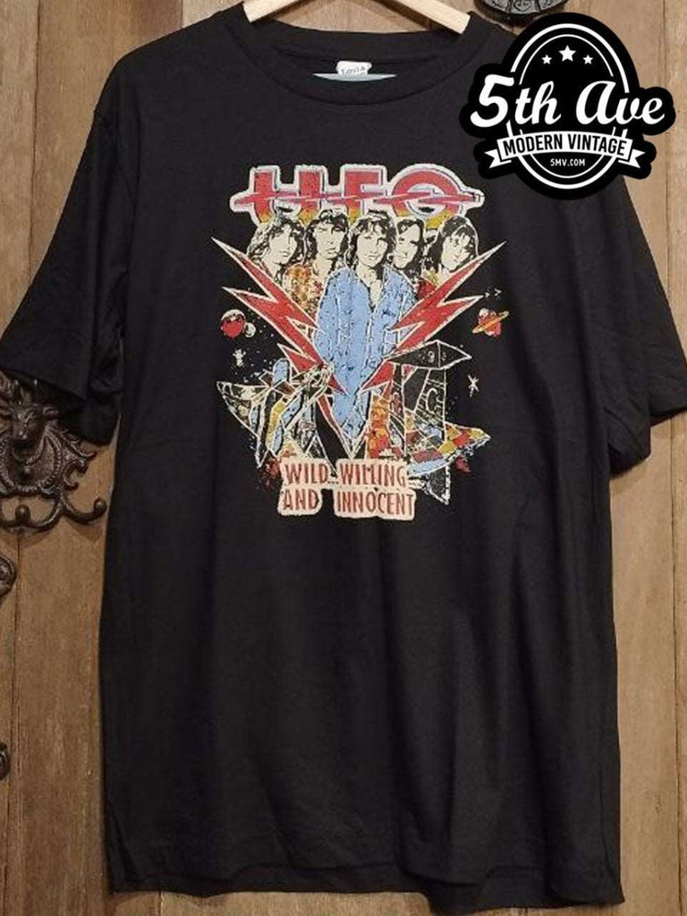 UFO - New Vintage Band T shirt - Vintage Band Shirts UFO - New Vintage Band T shirt - Vintage Band Shirts