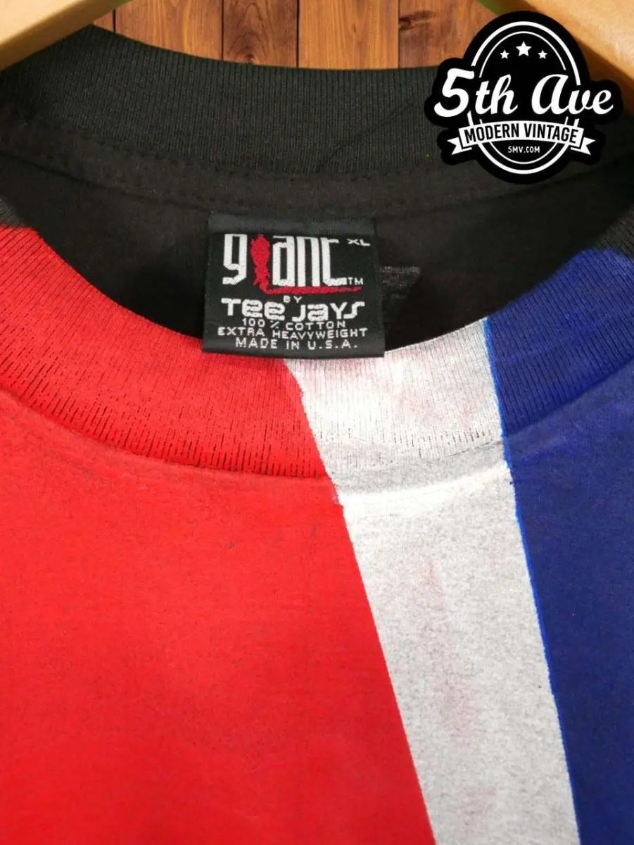 UK Union Jack/ Union Flag - AOP all over print New Vintage T shirt - Vintage Band Shirts