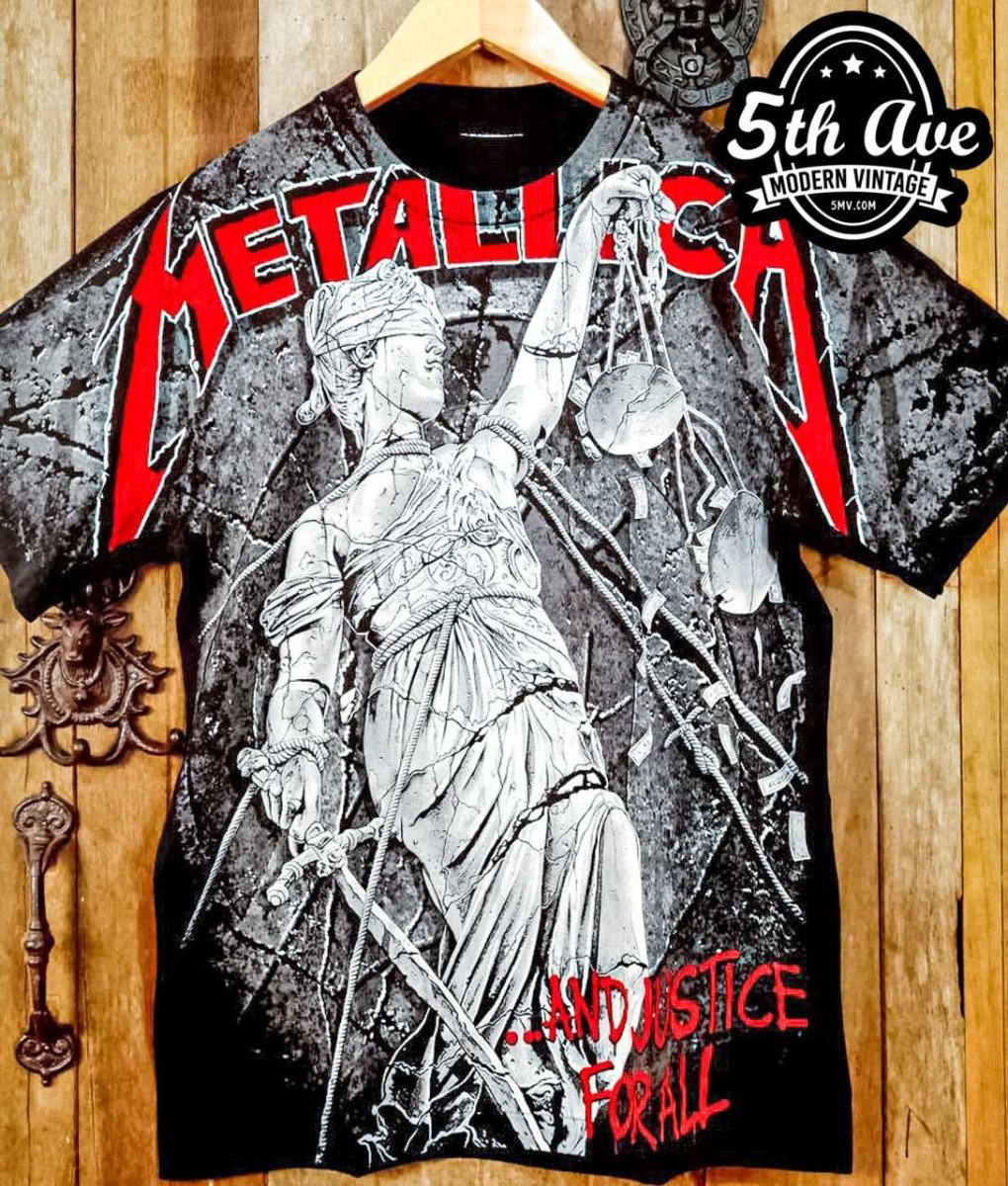 Unleash the Fury Metallica Justice for All All Over Print Single Stitch t shirt