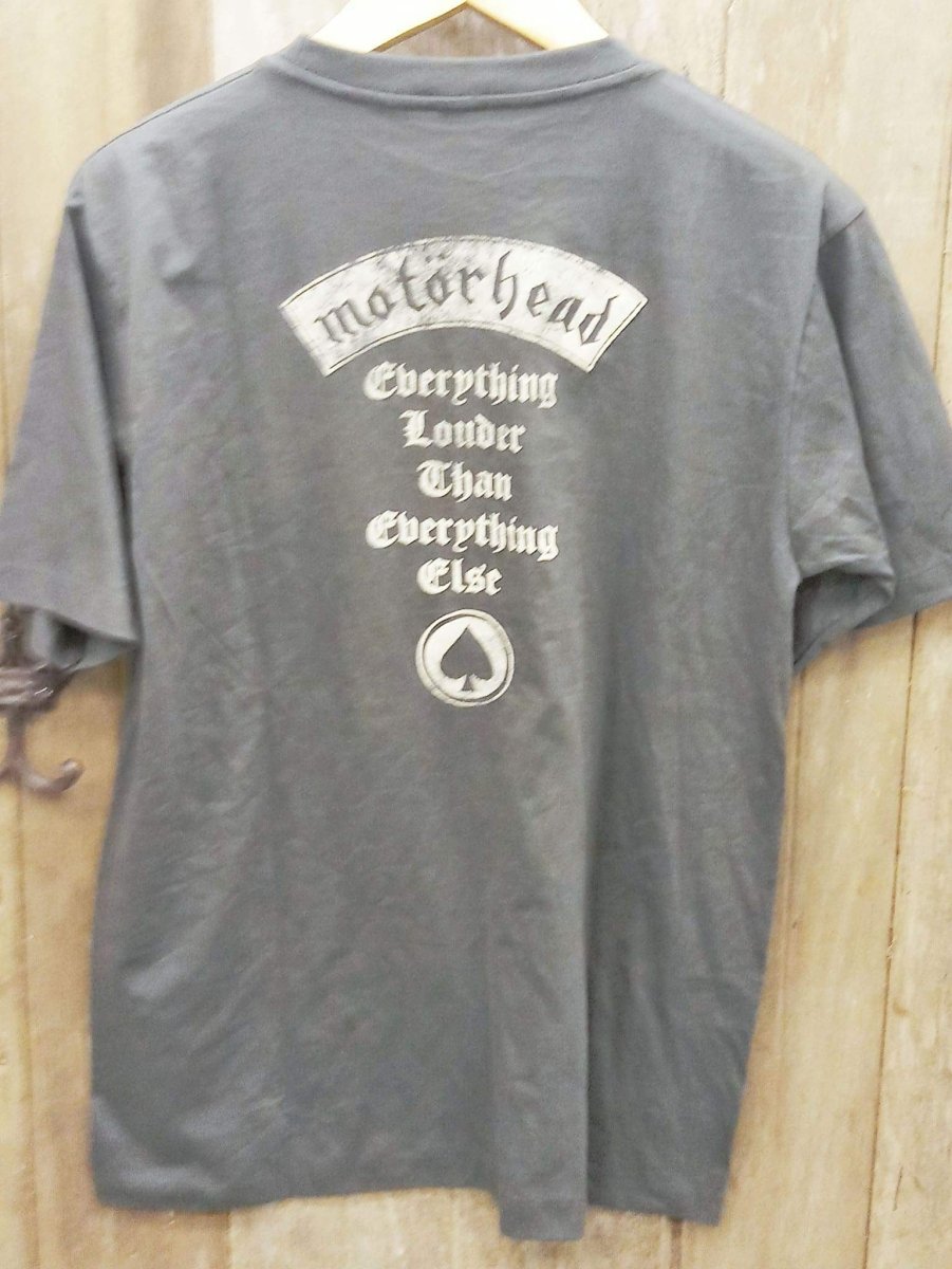 Vintage Motörhead T-Shirt with Captain Boot Tag: 'Everything Louder Than Everything Else - Vintage Band Shirts