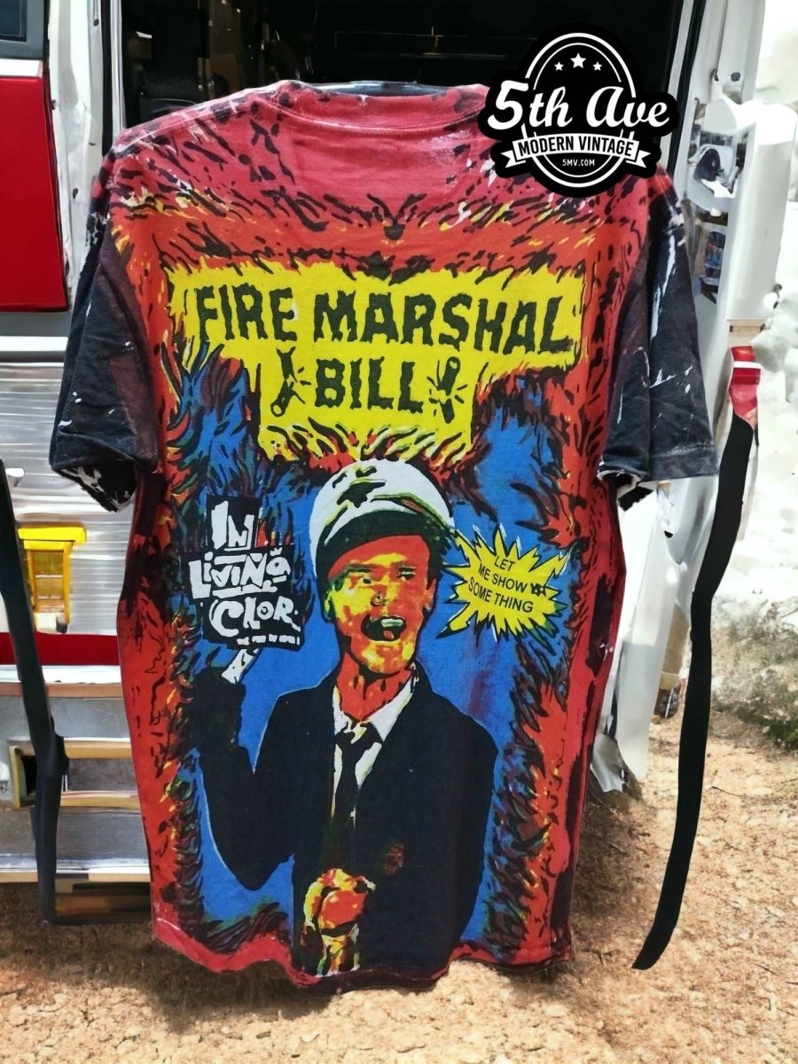 Vintage Tribute: The Fire Marshall Bill All-Over Print T-Shirt - Vintage Band Shirts