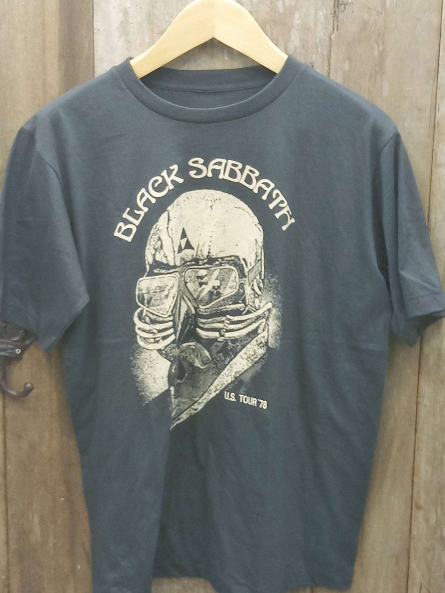 Vintage Vibes: The Black Sabbath U.S. Tour '78 Single Stitch Short Sleeve Crew Neck t shirt - Vintage Band Shirts