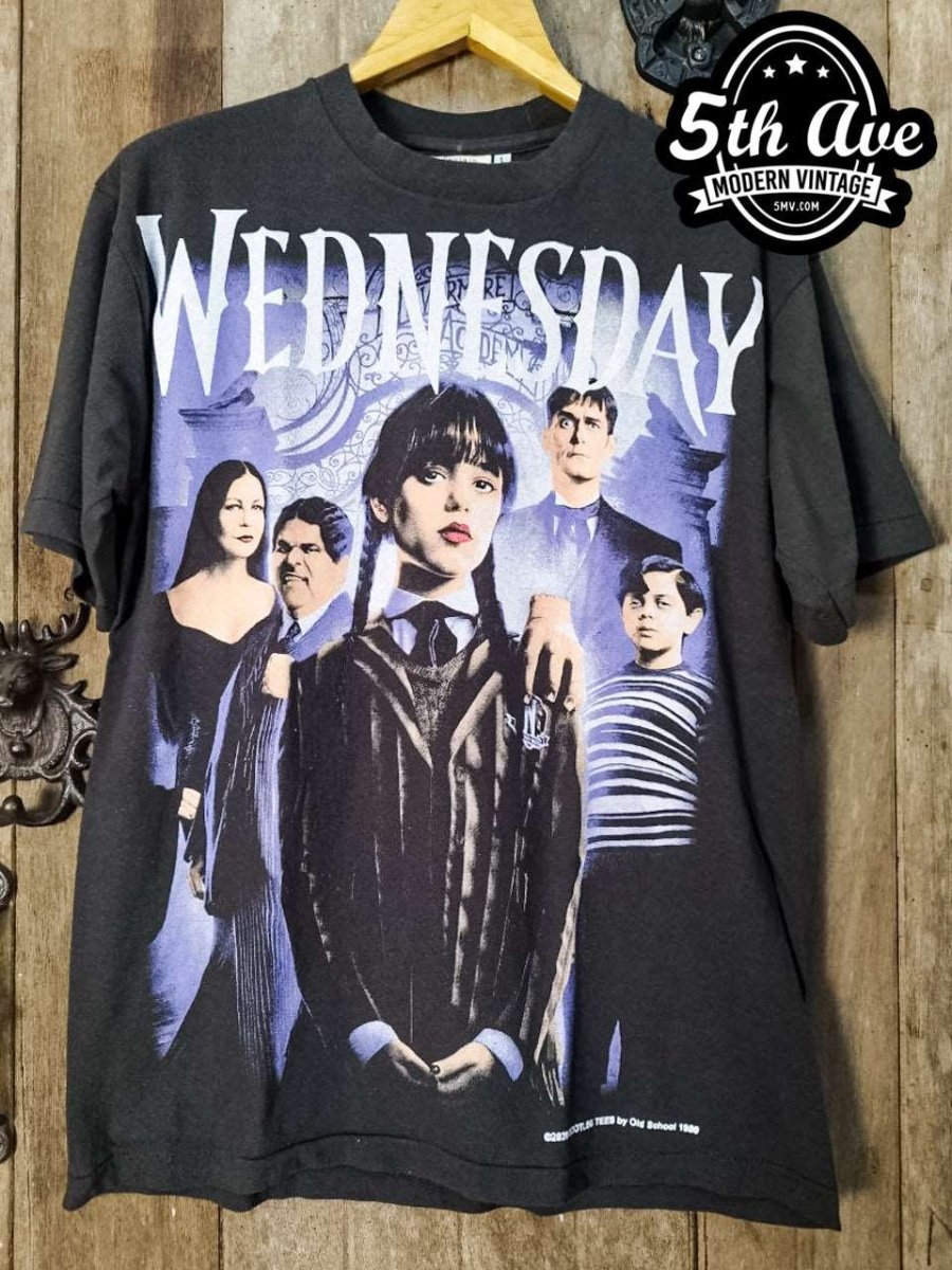 Wednesday Addams The Addams Family - New Vintage Movie T shirt - Vintage  Band Shirts