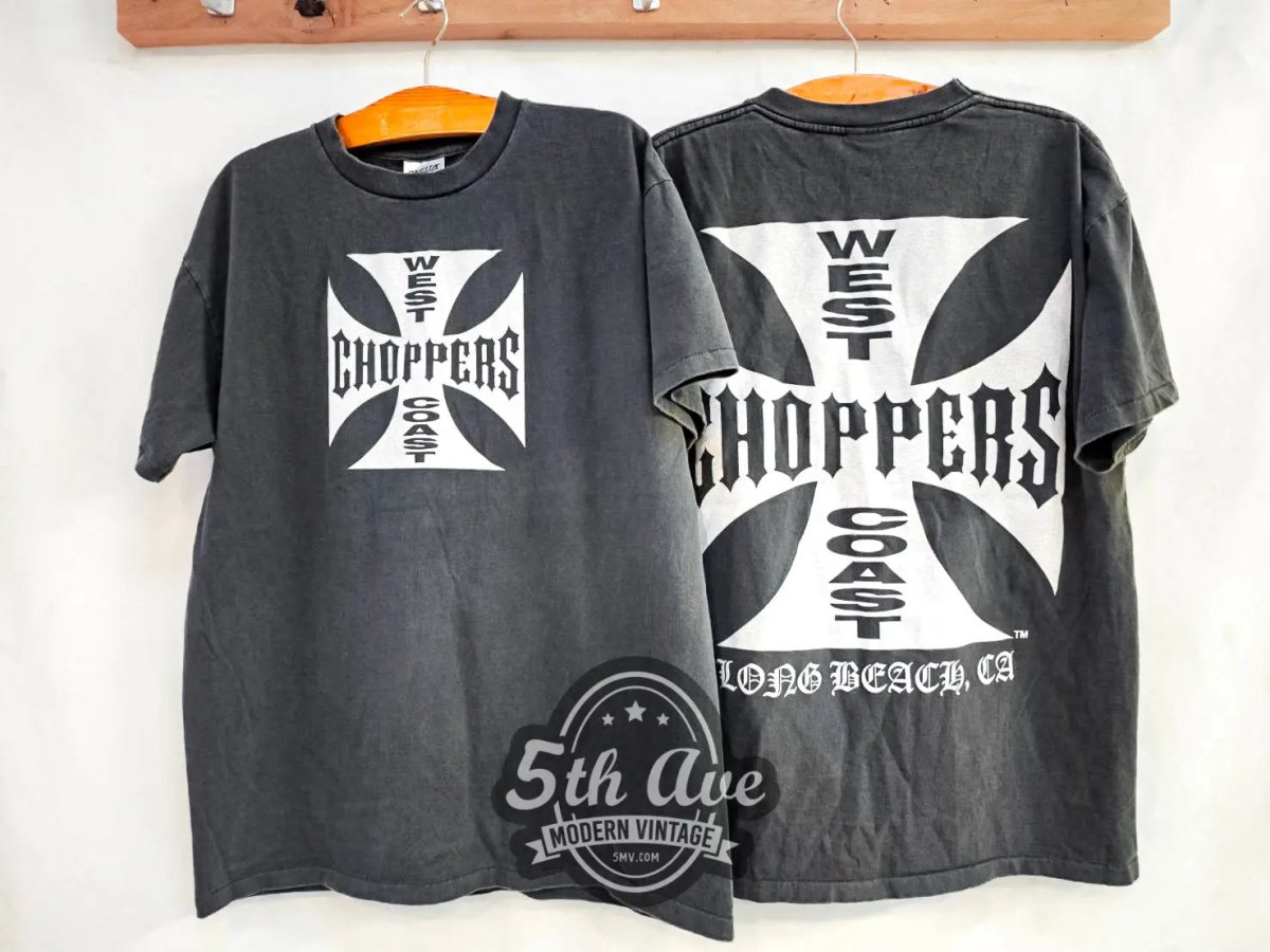West Coast Choppers Long Beach, CA - New Vintage T shirt - Vintage Band Shirts