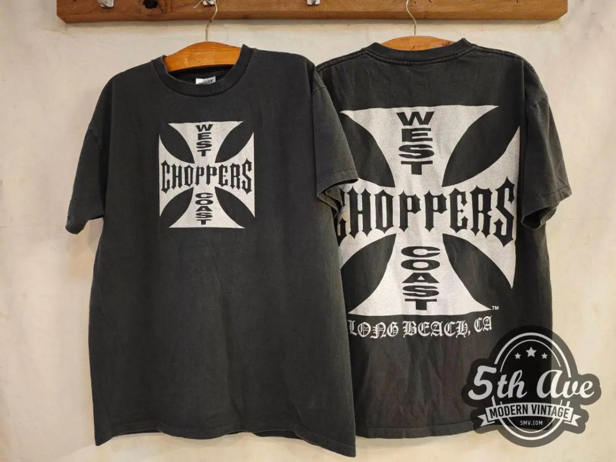 West Coast Choppers Long Beach, CA - New Vintage T shirt - Vintage Band Shirts