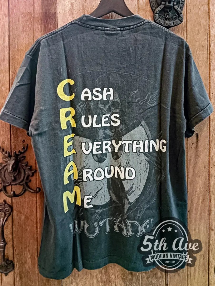 Wu - Tang Clan C.R.E.A.M. - New Vintage Band T shirt - Vintage Band Shirts