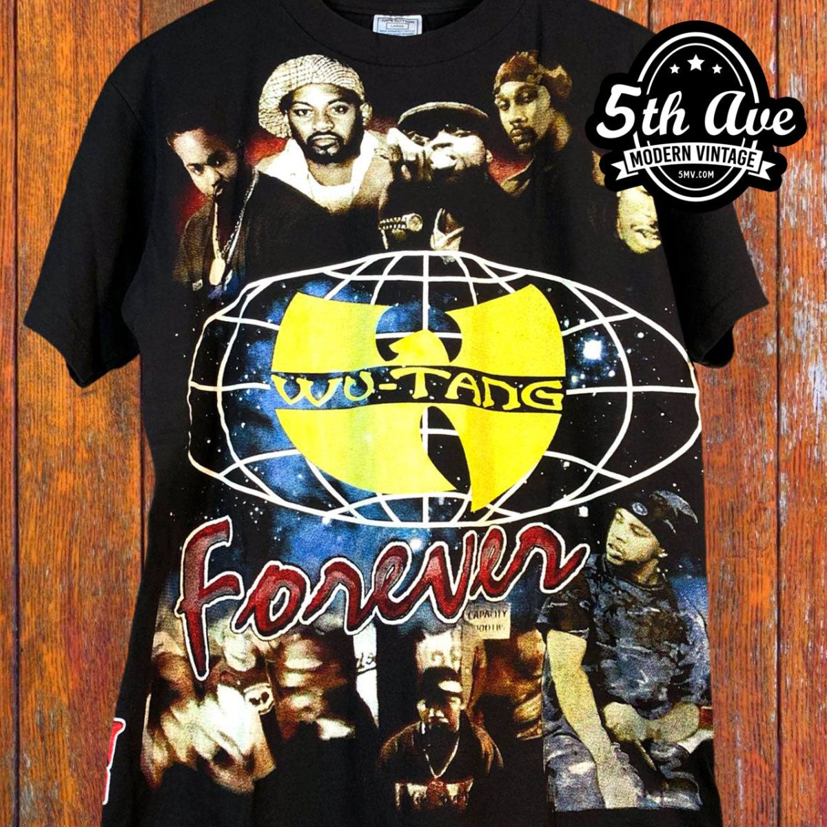 Wu - Tang Clan Wu - Tang Forever - AOP all over print New Vintage Band T shirt - Vintage Band Shirts