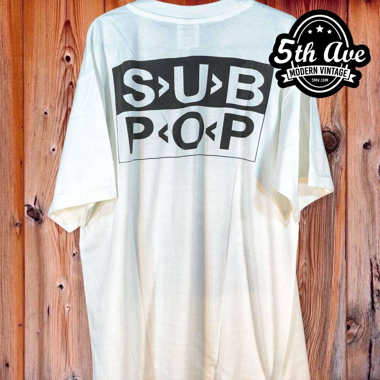 Nirvana on Sub Pop Records - New Vintage Band T shirt