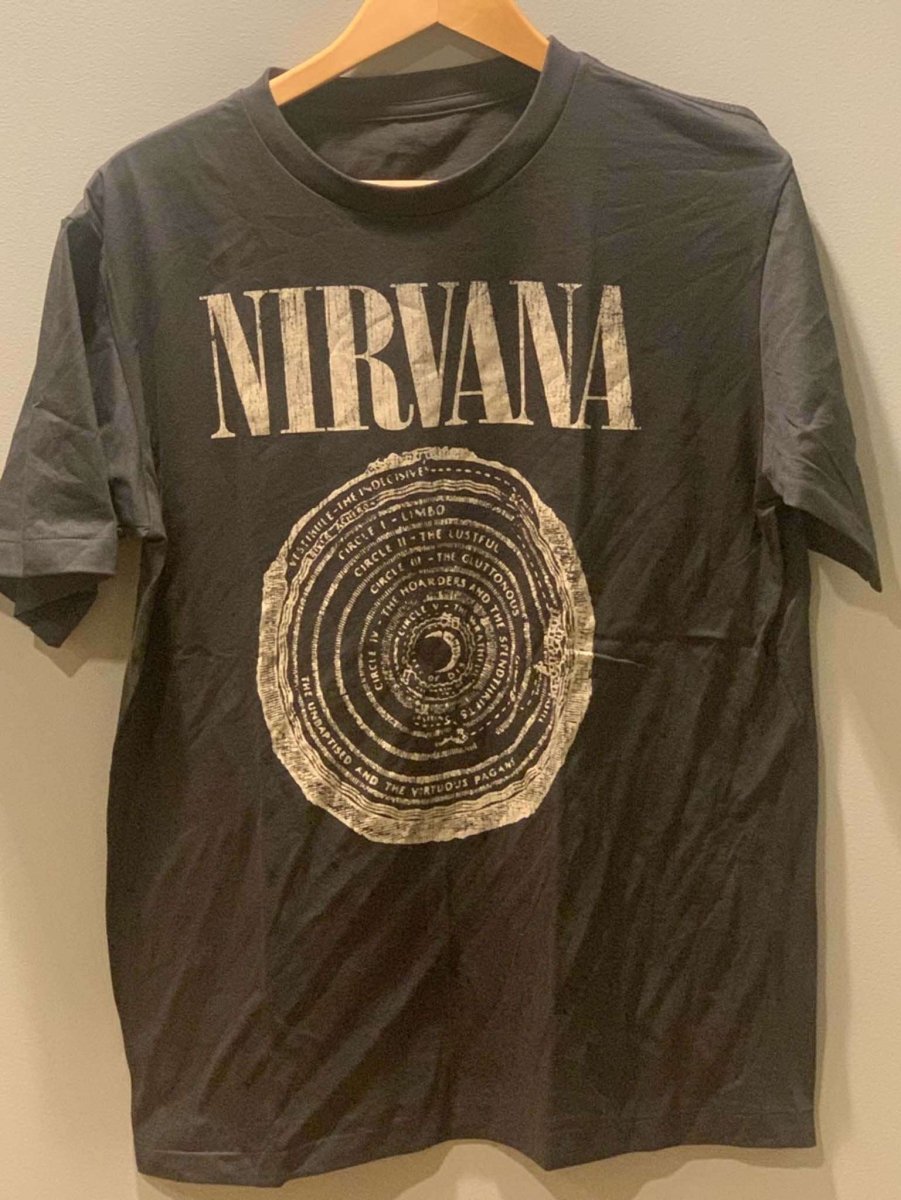 1991 Nirvana 'Vestibule' T-Shirt: A Rare Grunge Era Gem - Vintage Band Shirts