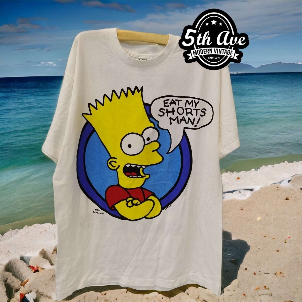 Bart Simpson Eat My Shorts Man! t shirt - Vintage Band Shirts
