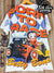 Betty Boop Born to Race - AOP all over print New Vintage Animation T shirt - Vintage Band Shirts