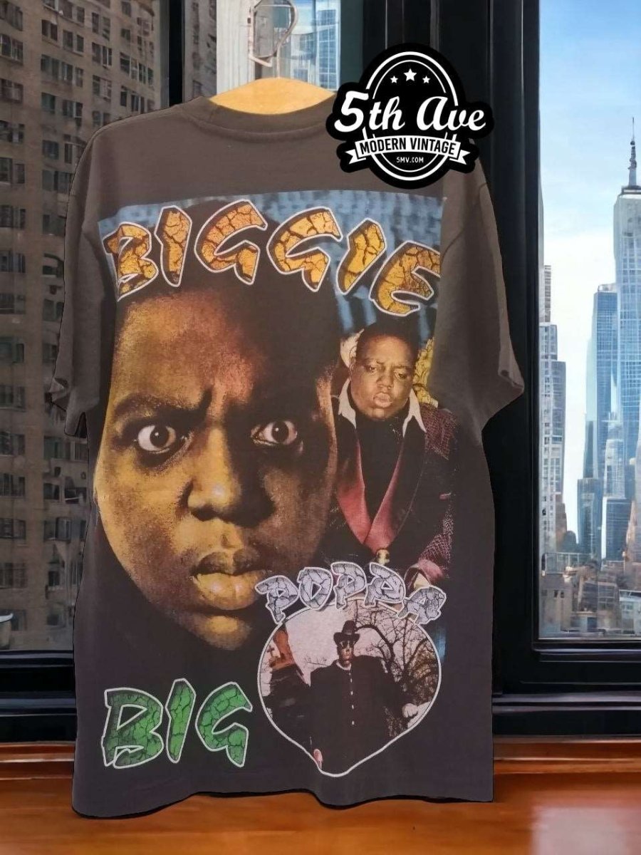 Biggie Smalls Life After Death Single Stitch t shirt - Vintage Band Shirts
