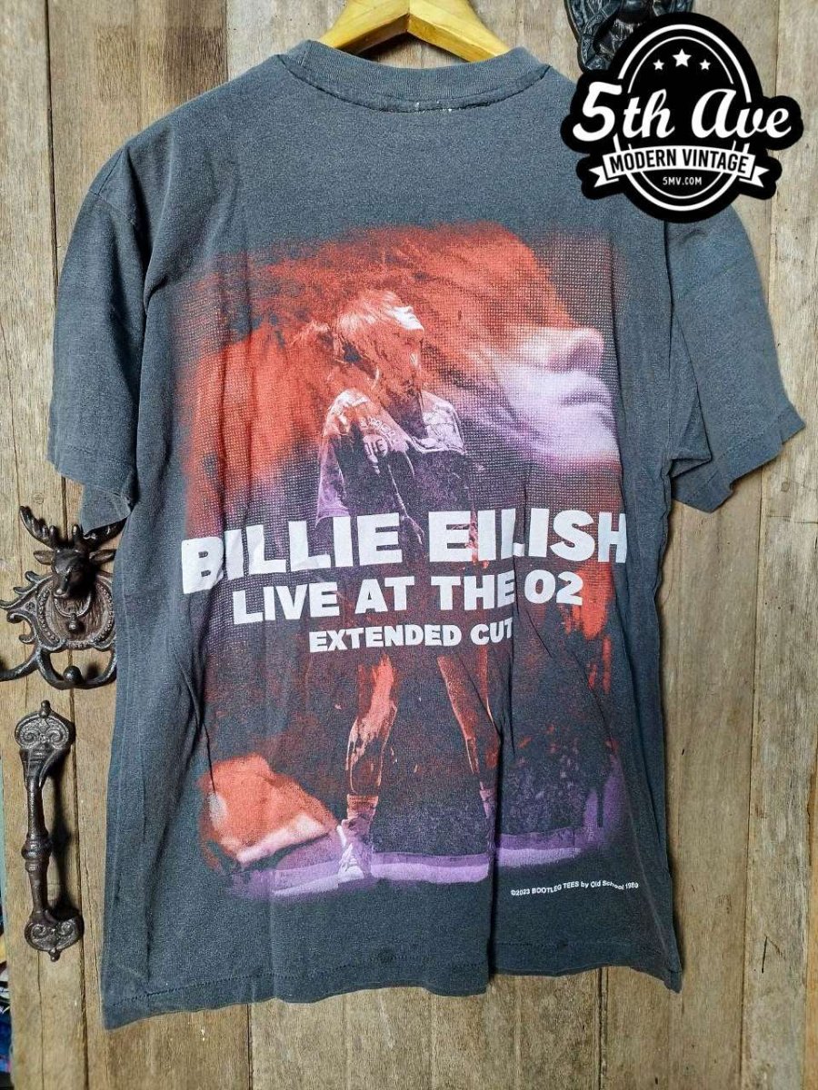 Billie Eilish Live at The O2 - New Vintage Band T shirt - Vintage Band Shirts