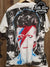 Bowie's Lightning Collage: Iconic All-Over Print Tribute Tee - Vintage Band Shirts