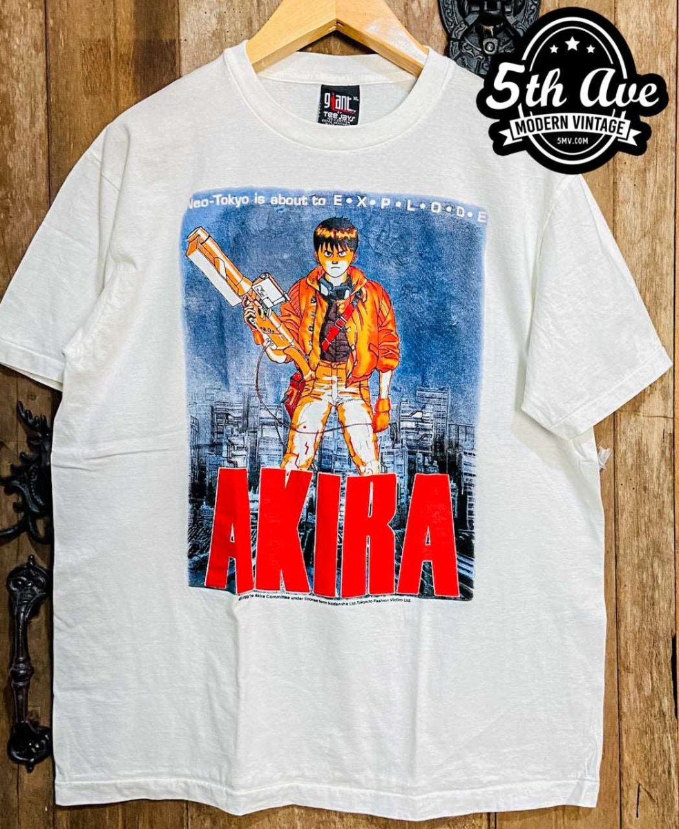 Bursting Chaos: The Neo Tokyo Akira Single Stitch t shirt - Vintage Band Shirts
