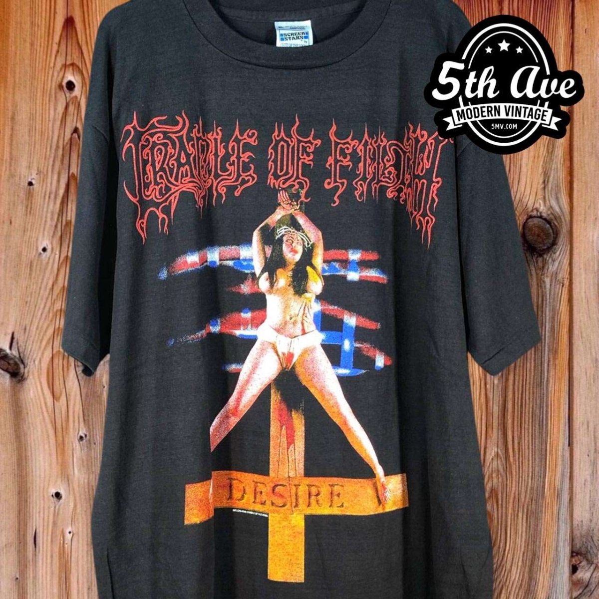 Desire Unleashed: Cradle of Filth Iconic Cotton Tee - Vintage Band Shirts