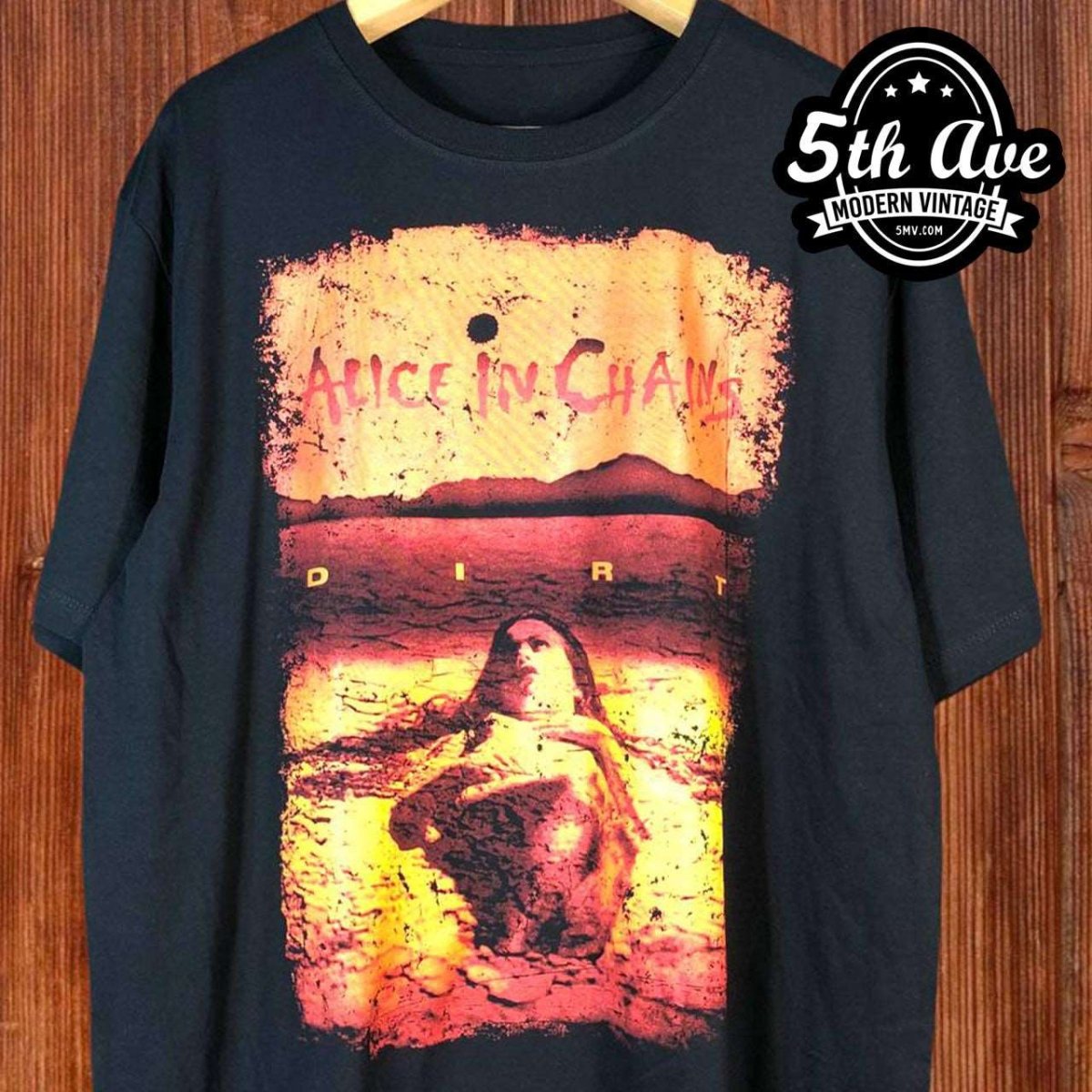 Dive into the Grunge Era: Alice in Chains 'Dirt' Short Sleeve Crew Neck t shirt - Vintage Band Shirts