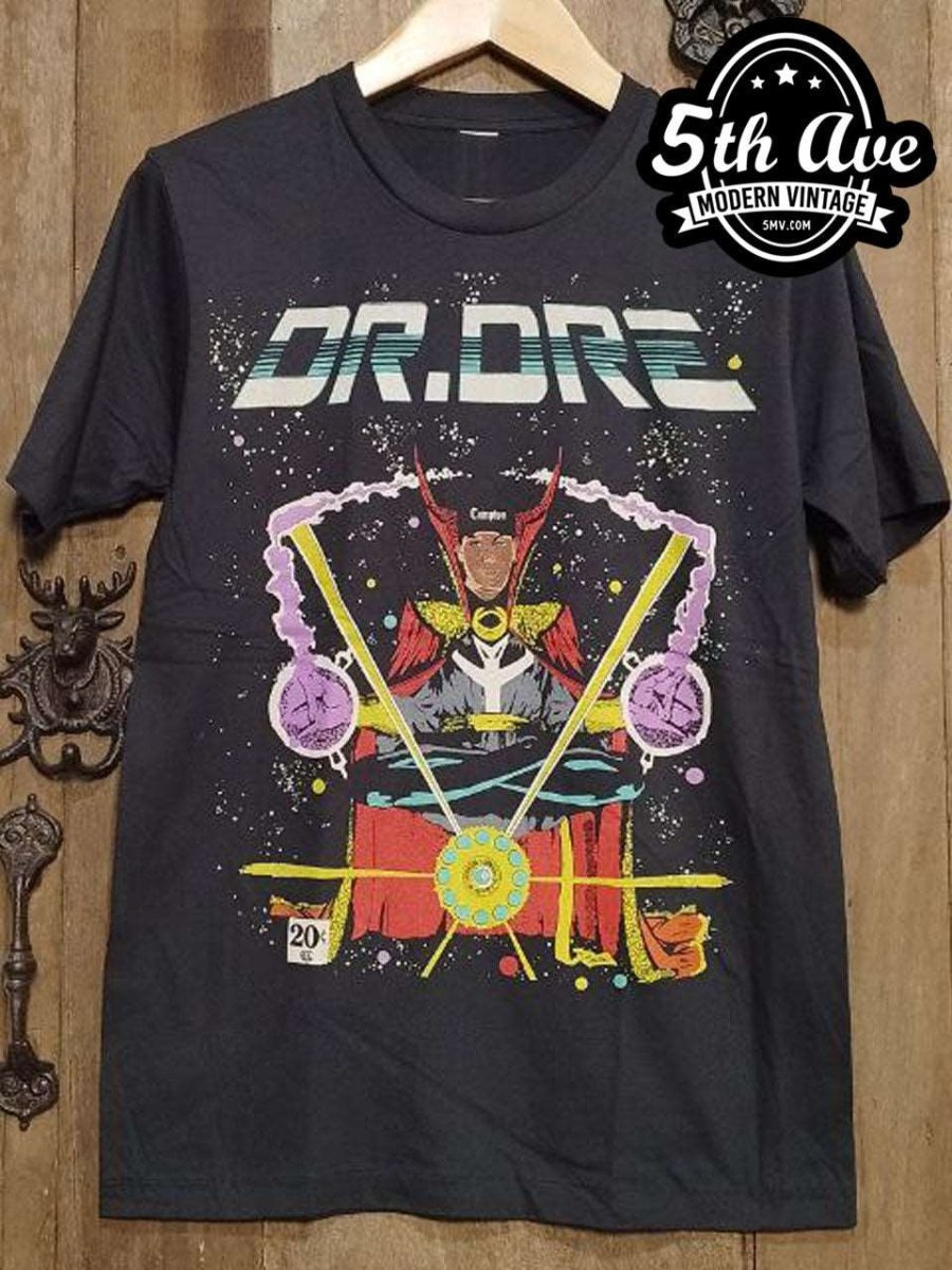 Dr. Dre Comic-Style Tribute Tee - Vintage Band Shirts