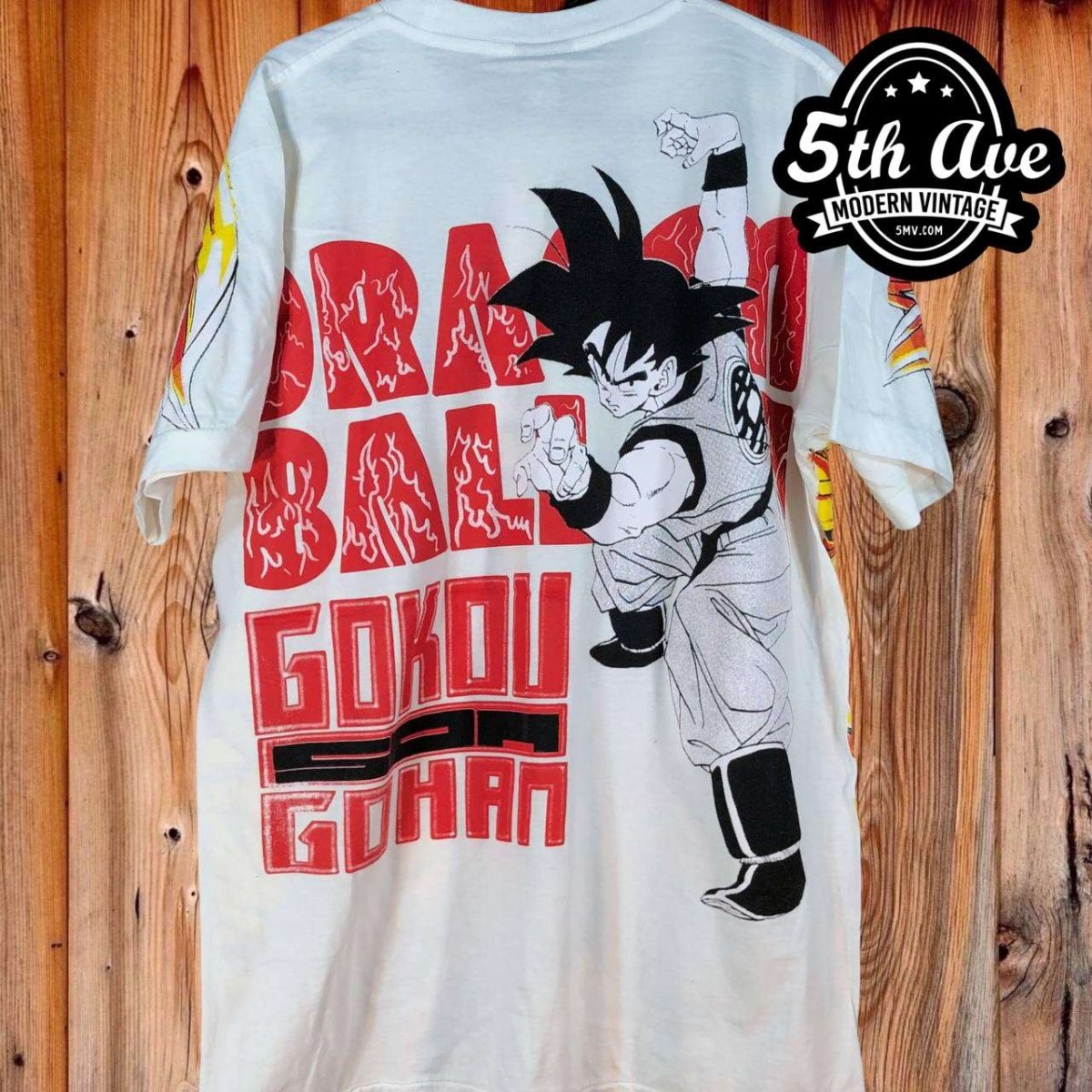 Dragon Ball Z Goku Super Saiyan - AOP all over print New Vintage Anime T shirt - Vintage Band Shirts