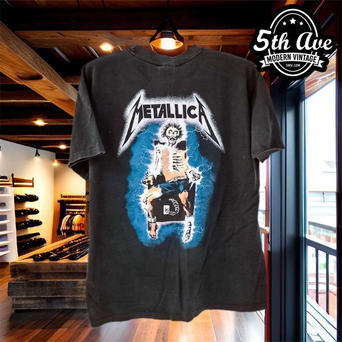 Electrifying Metallica: Ride the Lightning t shirt - Vintage Band Shirts