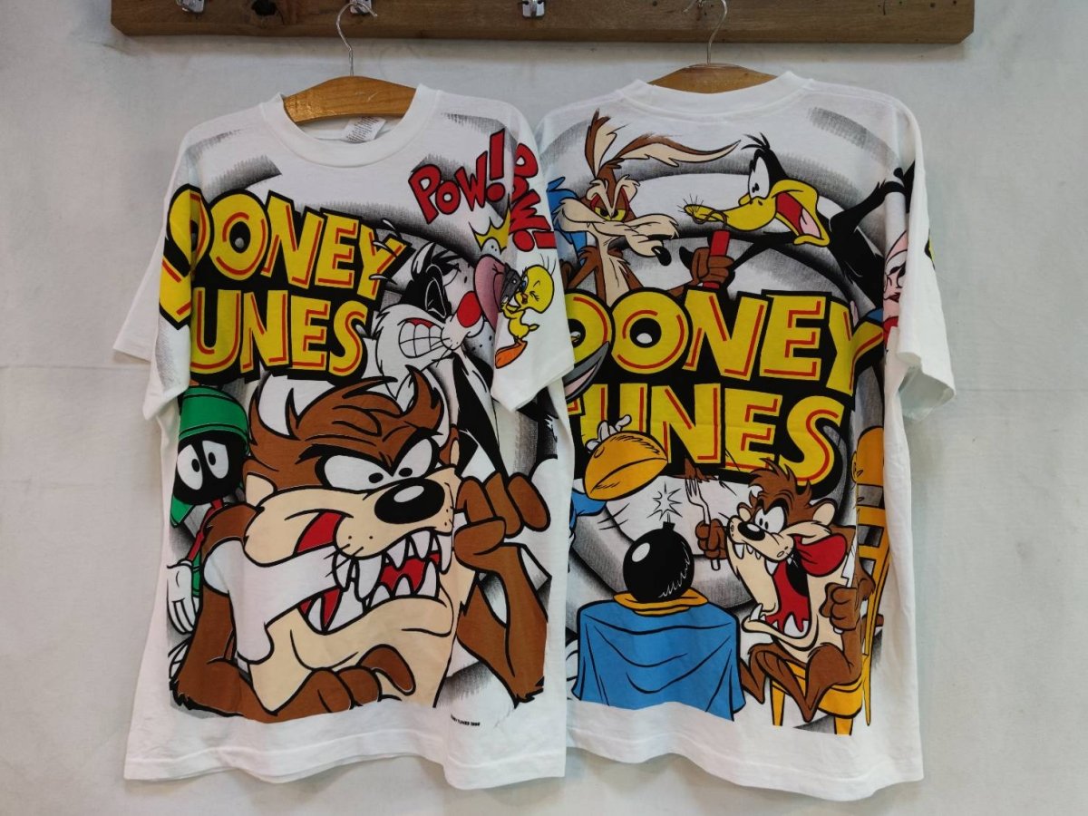 Embracing Nostalgia: The Timeless Charm of Looney Tunes All-Over Print T-Shirt - Vintage Band Shirts