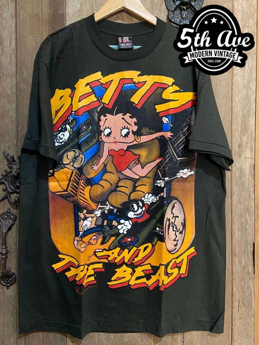Enchanting Elegance: Betty and the Beast Vintage-Inspired t shirt - Vintage Band Shirts