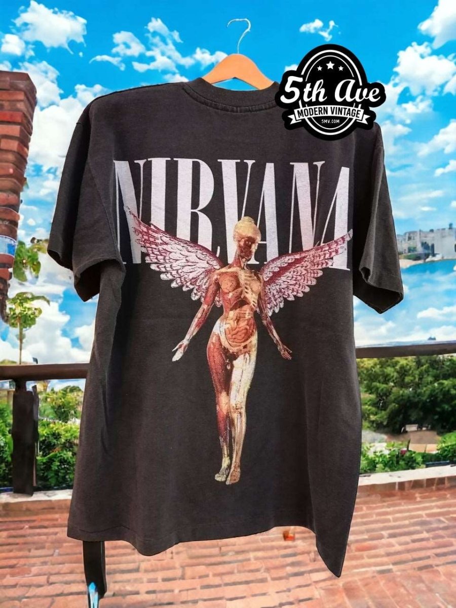 Exclusive Nirvana 'In Utero' Bootleg T-Shirt: A Timeless Tribute to a Legendary Band - Vintage Band Shirts