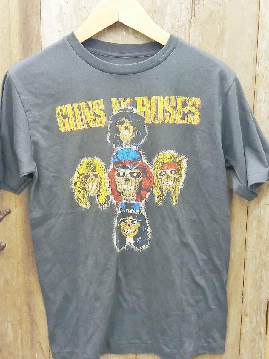 GUNS N' ROSES 100% Cotton New Vintage Band T Shirt - Vintage Band Shirts