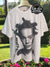 Iconic Björk Portrait: Urban Expression in Monochrome - Vintage Band Shirts