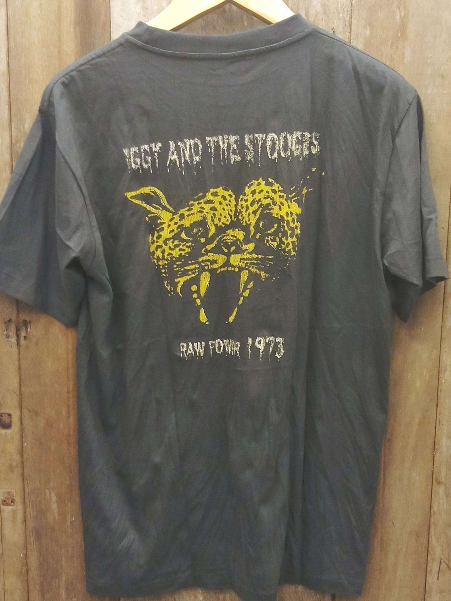 Iggy and The Stooges 'Raw Power 1973' T-Shirt: A Blend of Vintage Rock Spirit and Modern Streetwear - Vintage Band Shirts