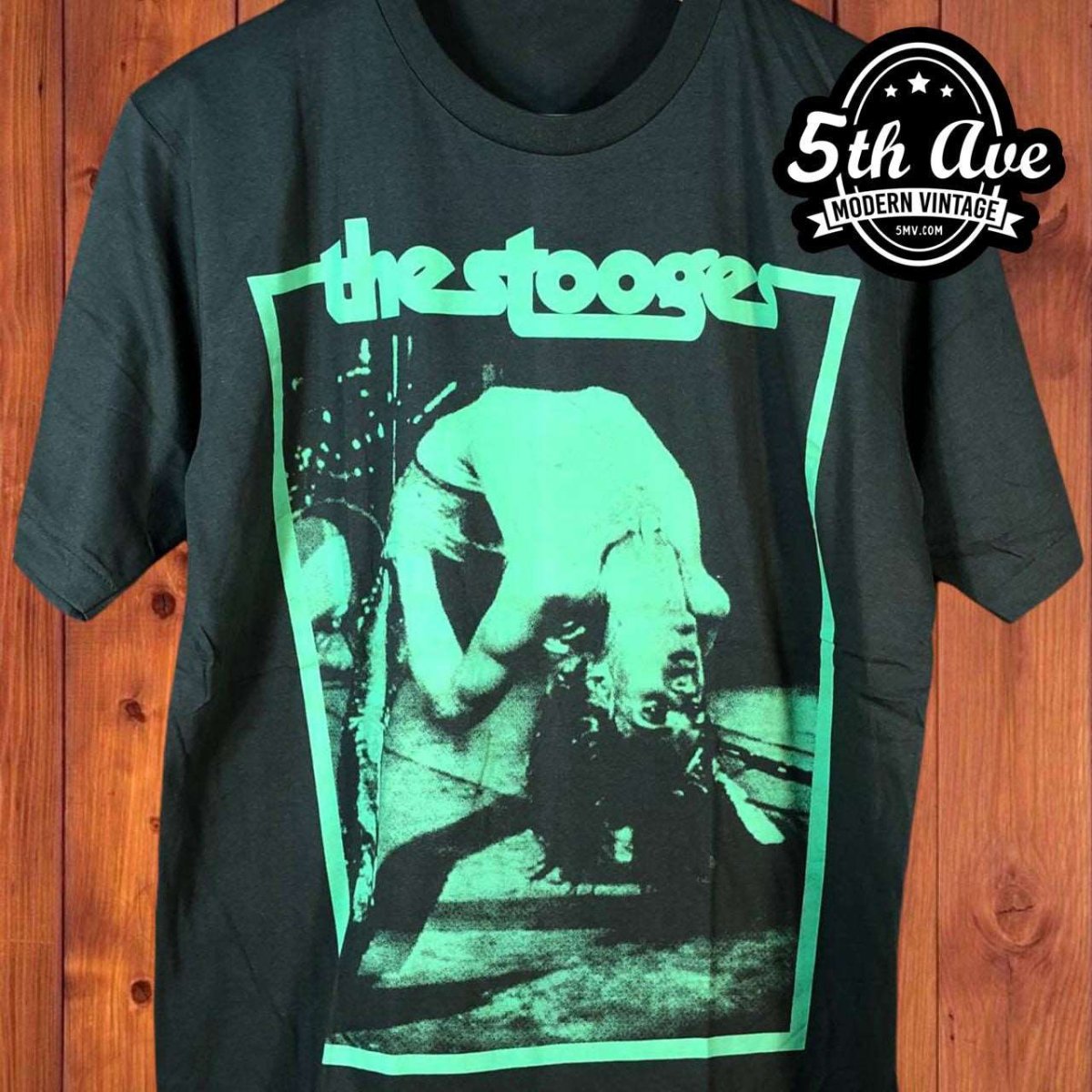 Iggy and The Stooges Turquoise Bend T-Shirt: Vintage Vibes with